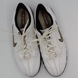 Nike Air Reserve Men's 10 White Waterproof Golf Shoes 317624-123 lace up Cleat